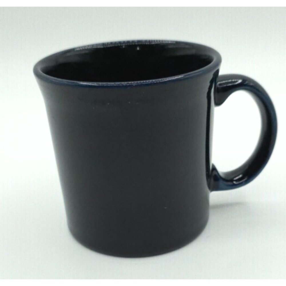 Vintage Fiesta Usa Ceramic Coffee Mug Cobalt Blue Collectible Kitchenware
